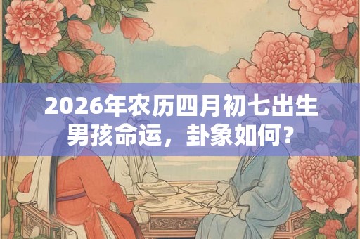 2026年农历四月初七出生男孩命运，卦象如何？