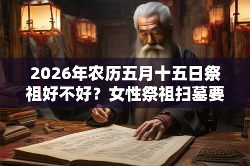 2026年农历五月十五日祭祖好不好？女性祭祖扫墓要注意什么？