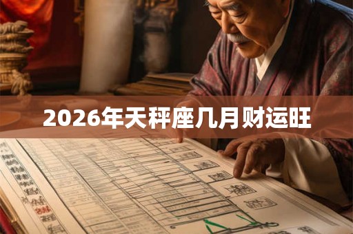 2026年天秤座几月财运旺