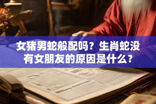女猪男蛇般配吗？生肖蛇没有女朋友的原因是什么？