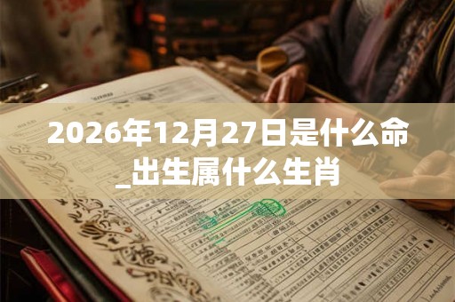 2026年12月27日是什么命_出生属什么生肖 2026年12月27日是什么命_出生属什么生肖