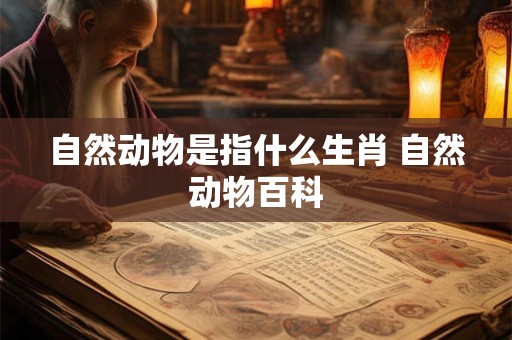 自然动物是指什么生肖 自然动物百科
