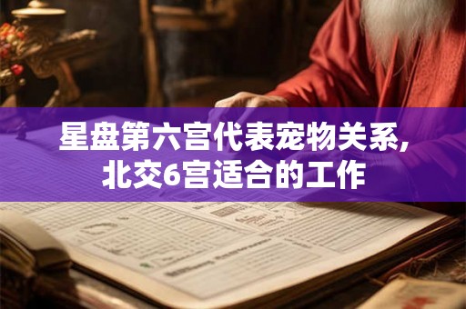 星盘第六宫代表宠物关系,北交6宫适合的工作