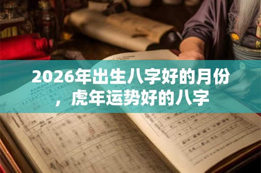 2026年出生八字好的月份,虎年运势好的八字 2026年出生八字好的月份,虎年运势好的八字