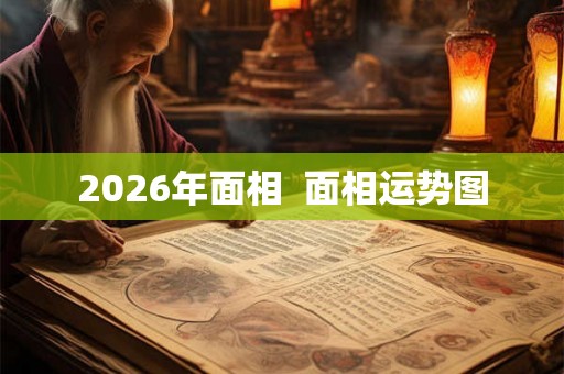 2026年面相 面相运势图 2026年面相 面相运势图