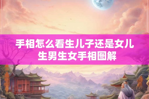 手相怎么看生儿子还是女儿  生男生女手相图解