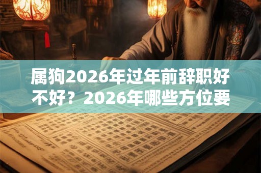 属狗2026年过年前辞职好不好？2026年哪些方位要开运？