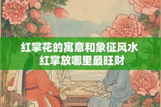红掌花的寓意和象征风水  红掌放哪里最旺财