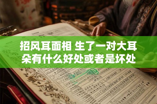 招风耳面相 生了一对大耳朵有什么好处或者是坏处
