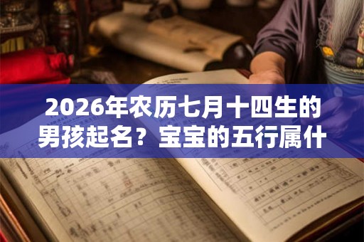 2026年农历七月十四生的男孩起名?宝宝的五行属什么? 2026年农历七月十四生的男孩起名?宝宝的五行属什么?
