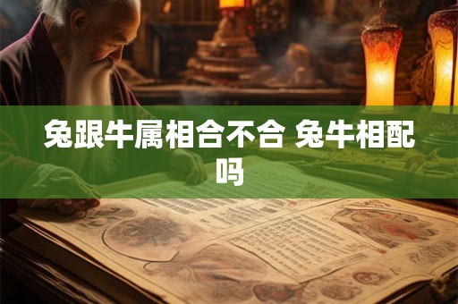 兔跟牛属相合不合 兔牛相配吗 兔跟牛属相合不合 兔牛相配吗