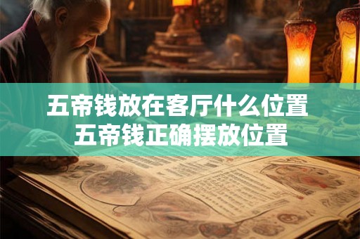 五帝钱放在客厅什么位置 五帝钱正确摆放位置