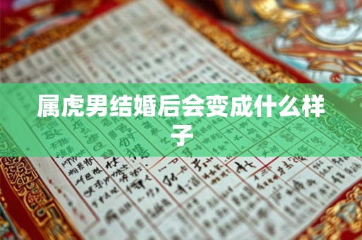属虎男结婚后会变成什么样子
