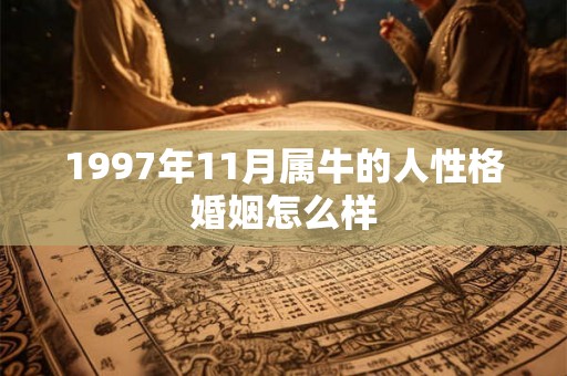 1997年11月属牛的人性格婚姻怎么样