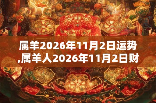 属羊2026年11月2日运势,属羊人2026年11月2日财运,生肖羊2026年11月2日运势 属羊2026年11月2日运势,属羊人2026年11月2日财运,生肖羊2026年11月2日运势