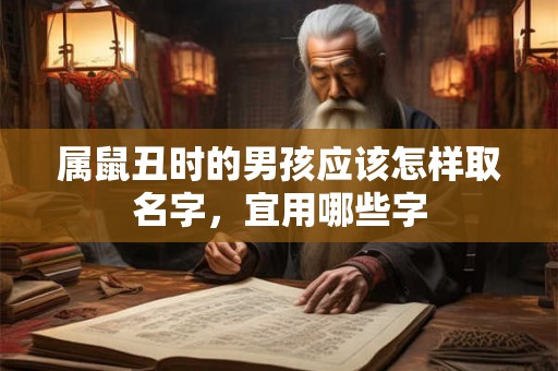 属鼠丑时的男孩应该怎样取名字,宜用哪些字 属鼠丑时的男孩应该怎样取名字,宜用哪些字