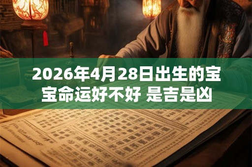 2026年4月28日出生的宝宝命运好不好 是吉是凶