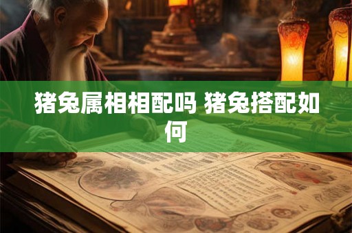 猪兔属相相配吗 猪兔搭配如何