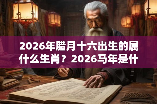 2026年腊月十六出生的属什么生肖？2026马年是什么虎