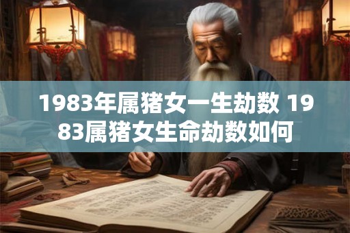 1983年属猪女一生劫数 1983属猪女生命劫数如何