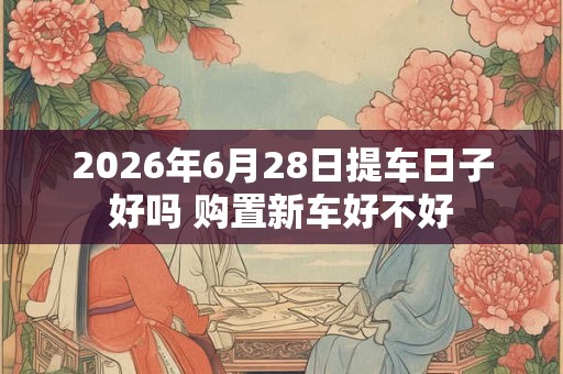 2026年6月28日提车日子好吗 购置新车好不好