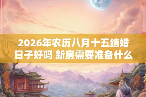 2026年农历八月十五结婚日子好吗 新房需要准备什么