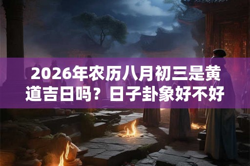 2026年农历八月初三是黄道吉日吗？日子卦象好不好？