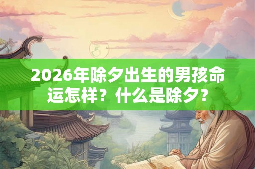 2026年除夕出生的男孩命运怎样?什么是除夕? 2026年除夕出生的男孩命运怎样?什么是除夕?