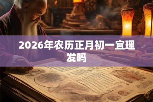 2026年农历正月初一宜理发吗 2026年农历正月初一宜理发吗