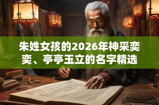 朱姓女孩的2026年神采奕奕、亭亭玉立的名字精选