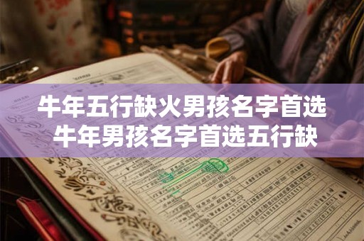 牛年五行缺火男孩名字首选 牛年男孩名字首选五行缺火