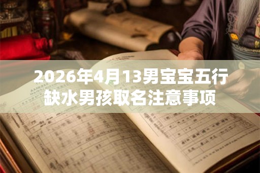 2026年4月13男宝宝五行缺水男孩取名注意事项