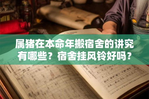 属猪在本命年搬宿舍的讲究有哪些？宿舍挂风铃好吗？