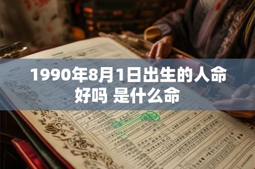1990年8月1日出生的人命好吗 是什么命 1990年8月1日出生的人命好吗 是什么命