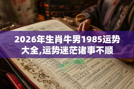2026年生肖牛男1985运势大全,运势迷茫诸事不顺