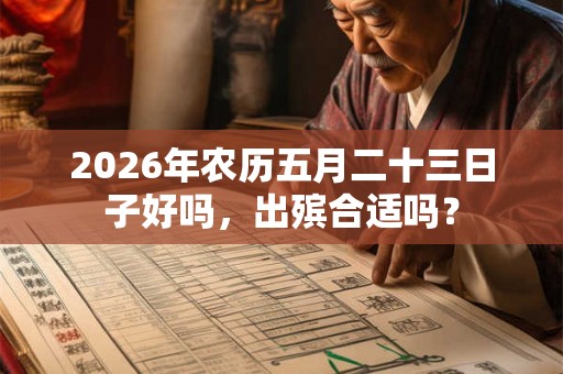 2026年农历五月二十三日子好吗，出殡合适吗？