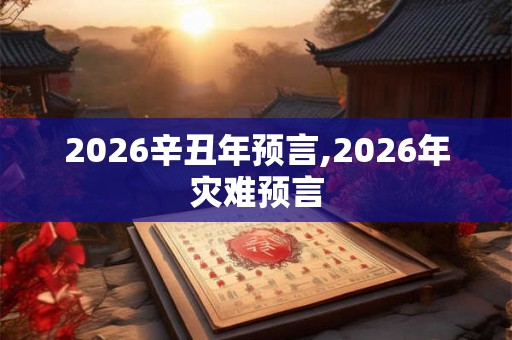2026辛丑年预言,2026年灾难预言