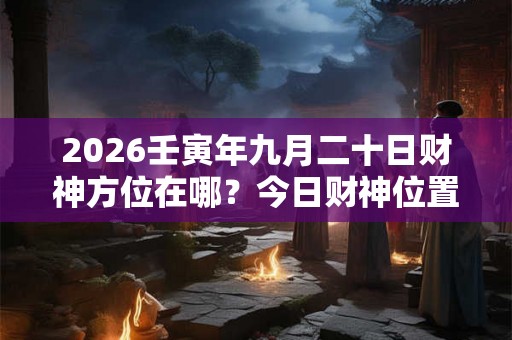 2026壬寅年九月二十日财神方位在哪？今日财神位置查询