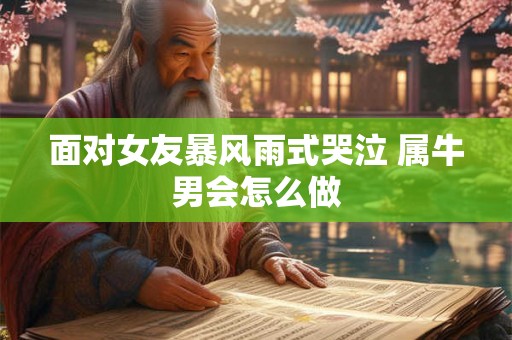 面对女友暴风雨式哭泣 属牛男会怎么做 面对女友暴风雨式哭泣 属牛男会怎么做