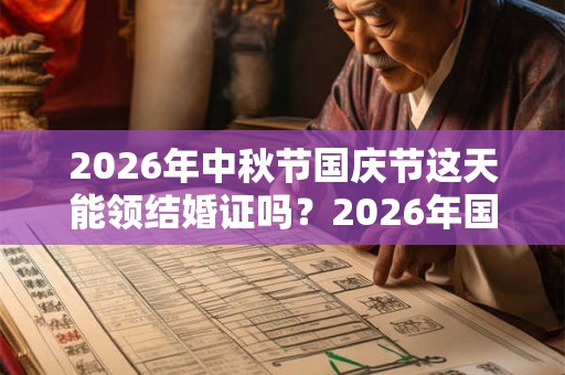 2026年中秋节国庆节这天能领结婚证吗?2026年国庆节民政局上班吗? 2026年中秋节国庆节这天能领结婚证吗?2026年国庆节民政局上班吗?