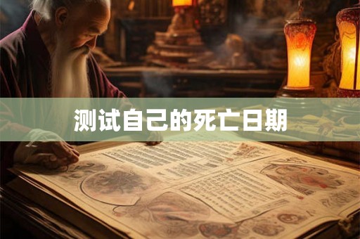 测试自己的死亡日期