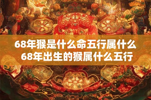 68年猴是什么命五行属什么 68年出生的猴属什么五行