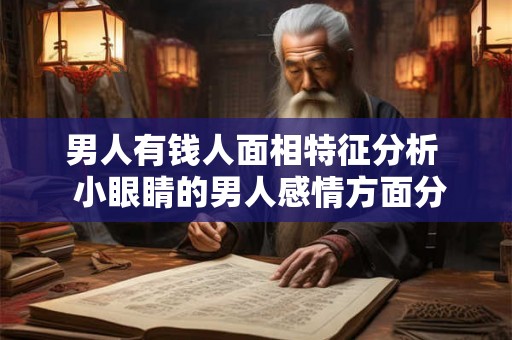 男人有钱人面相特征分析  小眼睛的男人感情方面分析