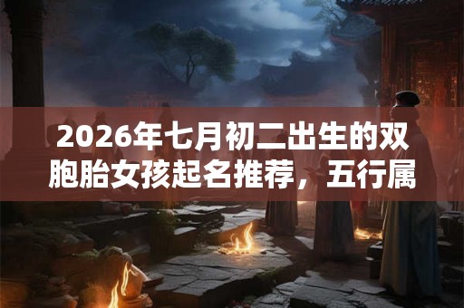 2026年七月初二出生的双胞胎女孩起名推荐,五行属什么 2026年七月初二出生的双胞胎女孩起名推荐,五行属什么