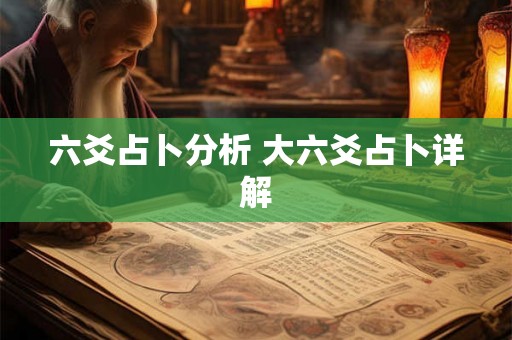 六爻占卜分析 大六爻占卜详解