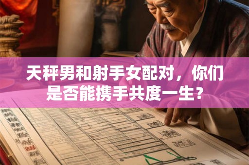 天秤男和射手女配对，你们是否能携手共度一生？