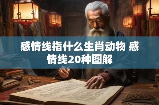 感情线指什么生肖动物 感情线20种图解 感情线指什么生肖动物 感情线20种图解