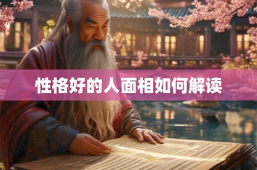 性格好的人面相如何解读 性格好的人面相如何解读