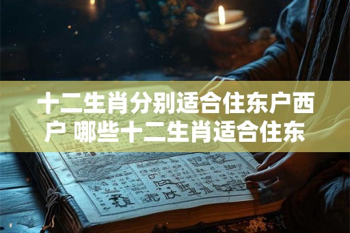 十二生肖分别适合住东户西户 哪些十二生肖适合住东户哪些适合住西户