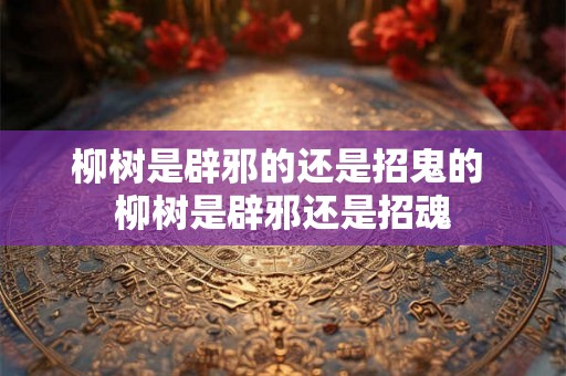 柳树是辟邪的还是招鬼的 柳树是辟邪还是招魂